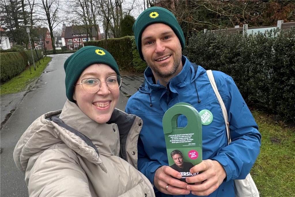 Hann Hüwe macht Wahlwerbung im Kreis Coesfeld