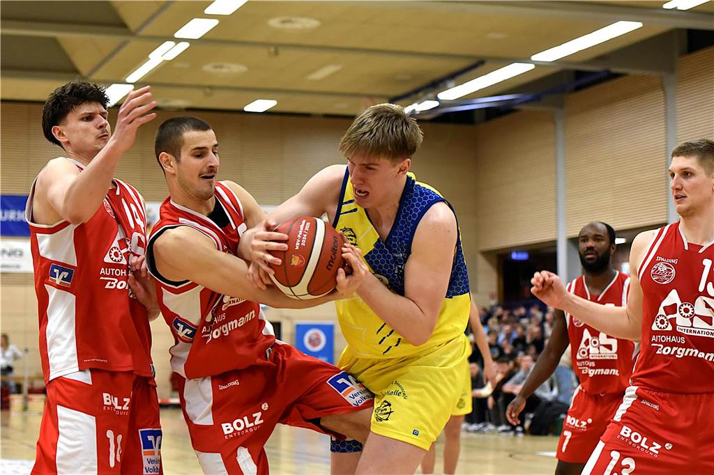 WBV-Pokal-Finale 2025, BSV Wulfen - SV Haspe 77:92 (41:44)