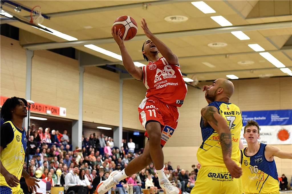 WBV-Pokal-Finale 2025, BSV Wulfen - SV Haspe 77:92 (41:44)