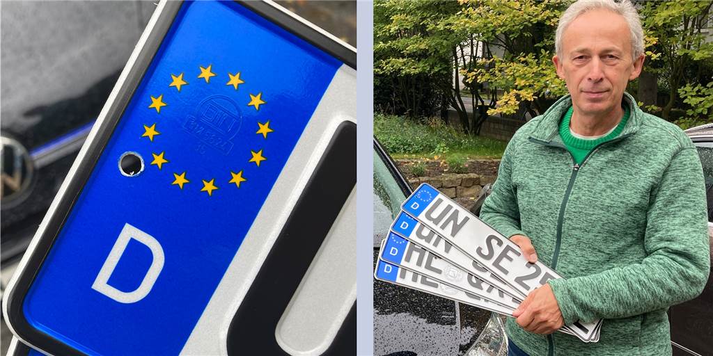 Kreis entschuldigt sich: Nummernschilder dürfen angeschraubt werden Manfred Schmitz aus Schwerte bekam sein Auto nicht zugelassen, weil er die Kennzeichen anschrauben wollte.