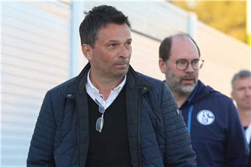 Weiter auf der Suche: Schalke-Manager Christian Heidel (l.) und Sportdirektor Axel Schuster.