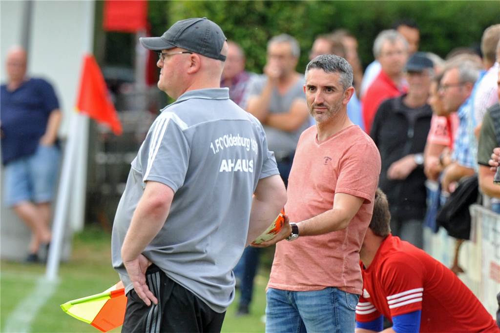 FC Oldenburg hat die Trainerfrage geklärt und begrüßt vier Neuzugänge Weiter gemeinsam verantwortlich für die erste Mannschaft des FC Oldenburg: Guido Meyer (l.) und Francisco Fraca.