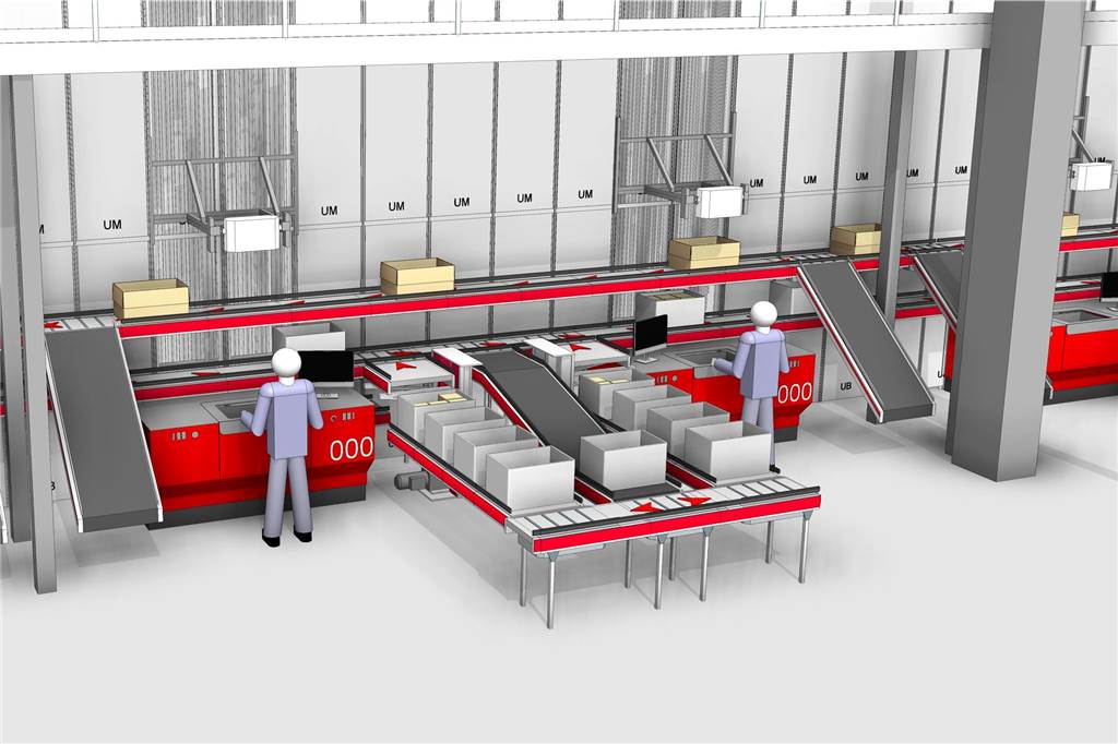 Weitgehend automatisiert soll das neue Lager für 61.500 Behälter arbeiten. Die Autostore-Anlage bekommt acht Wareneingangs- und vier Ausgangstore.