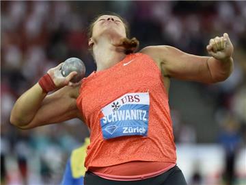 Weltmeisterin Christina Schwanitz gewann die Diamond League im Kugelstoßen. Foto: Jean-Christophe Bott