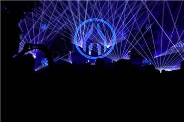 Wenn dieses Symbol in der Westfalenhalle leuchtet, ist es wieder Zeit für die Mayday in Dortmund.