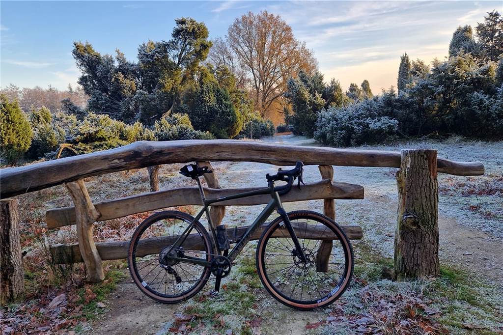 Fahrrad im Winter