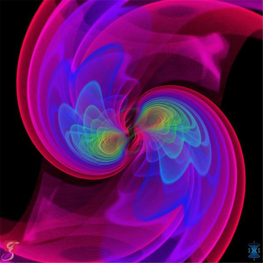 Forscher weisen Gravitationswellen nach Wenn zwei Schwarze Löcher verschmelzen, könnte es zu Gravitationswellen kommen.