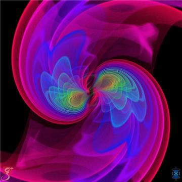 Wenn zwei Schwarze Löcher verschmelzen, könnte es zu Gravitationswellen kommen.