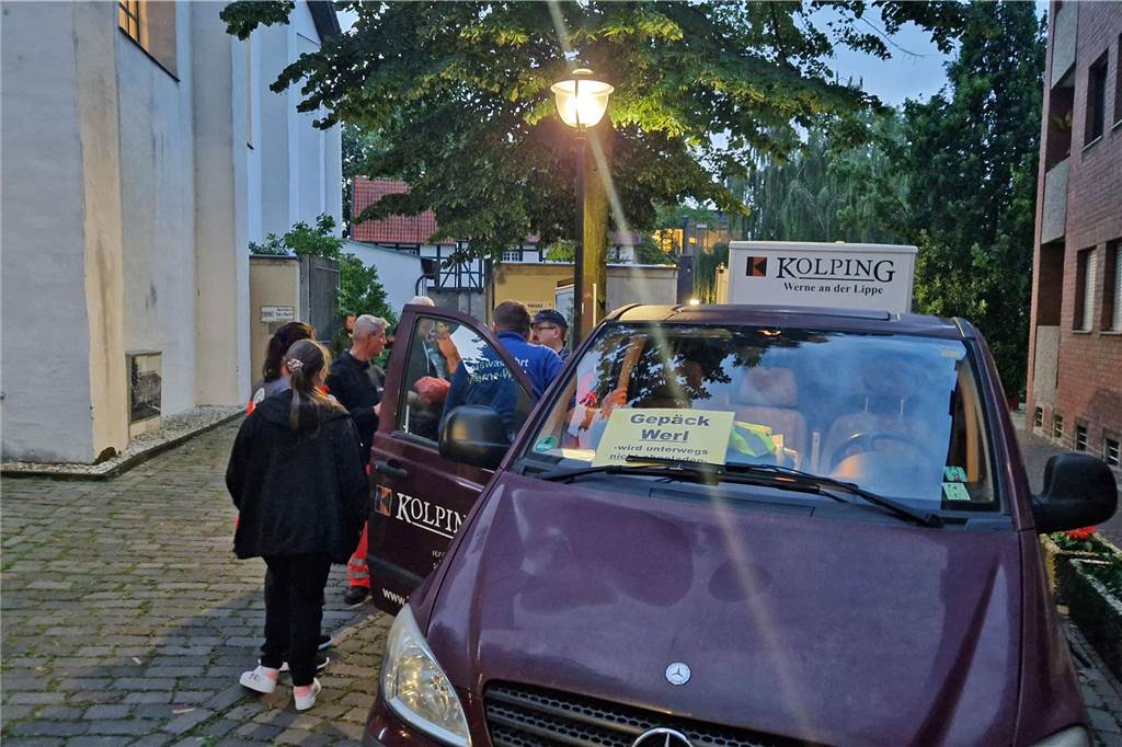 Wer wollte, konnte sein Gepäck nach Werl transportieren lassen.