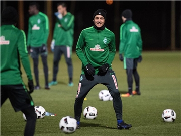 Werder setzt in der Rückrunde auf Thomas Delaney. Foto: Ingo Wagner
