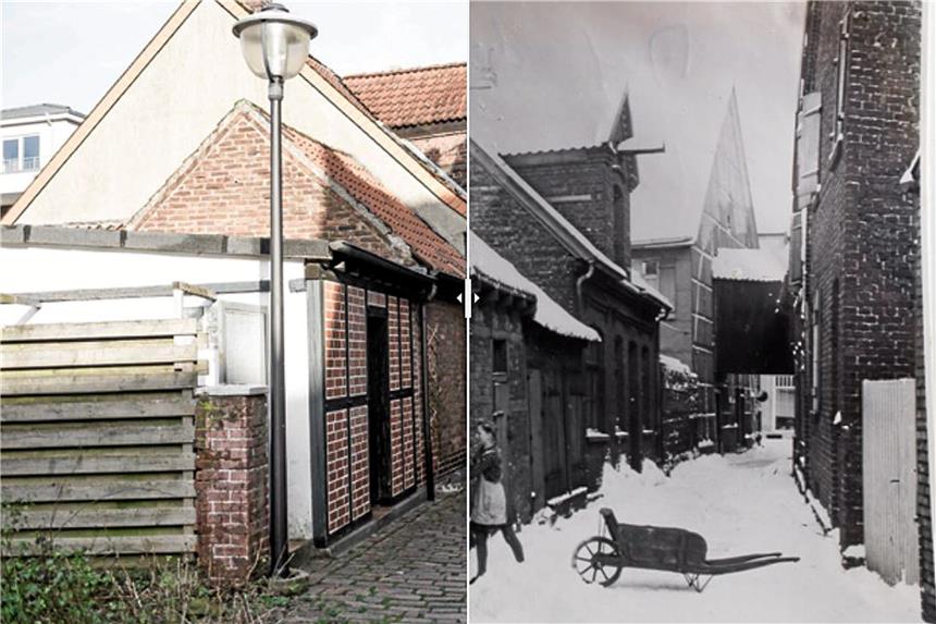 Werne früher und heute – Der Fotovergleich Werne früher und heute: An der Westmauer hat sich nicht viel geändert.