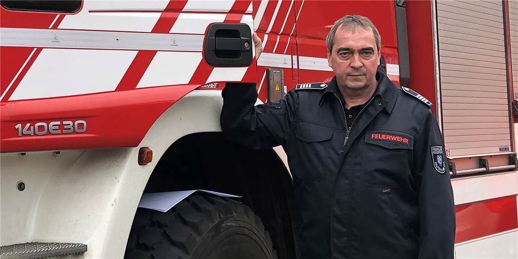 Heißer Sommer in Haltern: Werner Schulte gibt 12 Tipps gegen die Hitze Werner Schulte, der Leiter der hauptamtlichen Feuer- und Rettungswache.