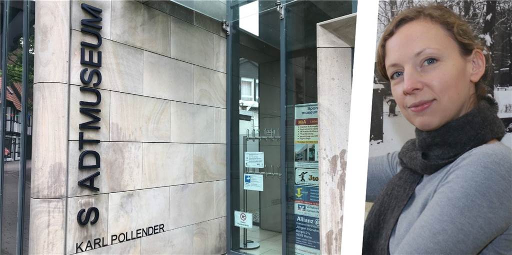 Museumsleiterin erklärt: Werner Stadtmuseum gerät immer wieder ins Visier von Dieben Fotomontage: Wernes Museumsleiterin Dr. Constanze Döhrer (rechts) stellt immer wieder fest, dass Buchstaben aus dem Schriftzug an der Fassade fehlen (links).