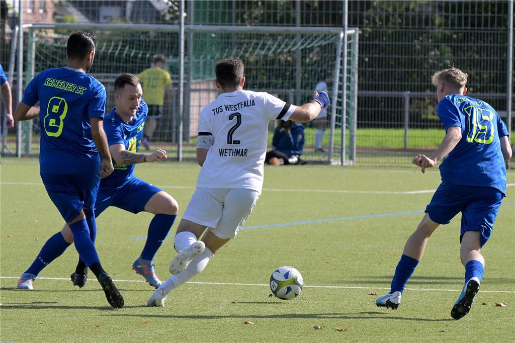 Westfalia Wethmar schlug den Kamener SC durch ein Tor in der Nachspielzeit.