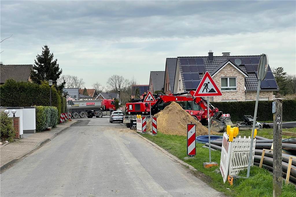Grundstückswerte und Verkäufe: So haben sich die Zahlen entwickelt Die Baustelle an der Rosenstraße in Nordkirchen.