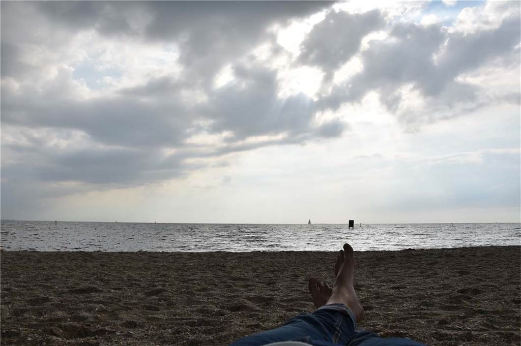 Das ist der kürzeste Weg von Ahaus ans Meer Wetter: gut. Ausblick: gut. Essen: gut.