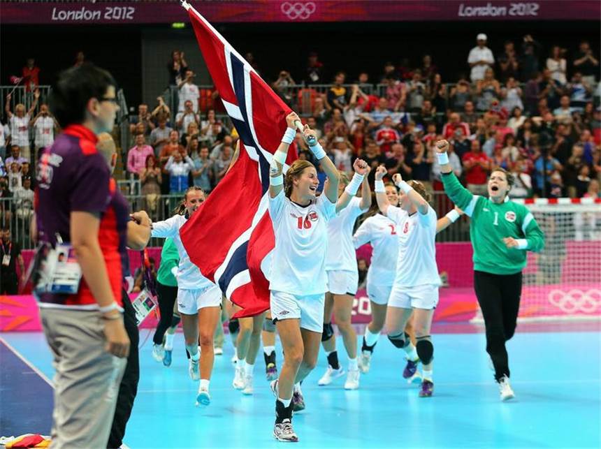 Norwegens Handballerinnen wieder Olympiasieger Wie in Peking 2008: Norwegens Handballerinnen holen den Olympiasieg. Foto: Srdjan Suki
