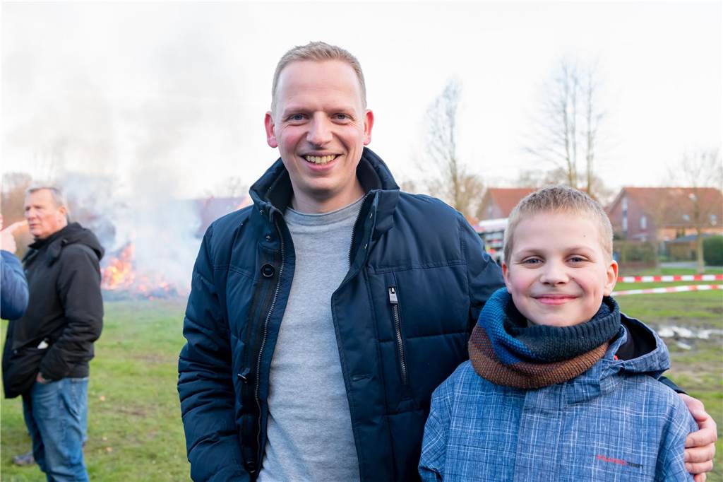 Wie in vielen Orten gab es auch in Cappenberg an Ostersonntag, 9. April, das traditionelle Osterfeuer. 