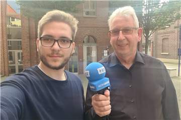 Wie läuft die Wahl in Olfen? Das besprechen unserer Reporter live im Kollegen-Gespräch.