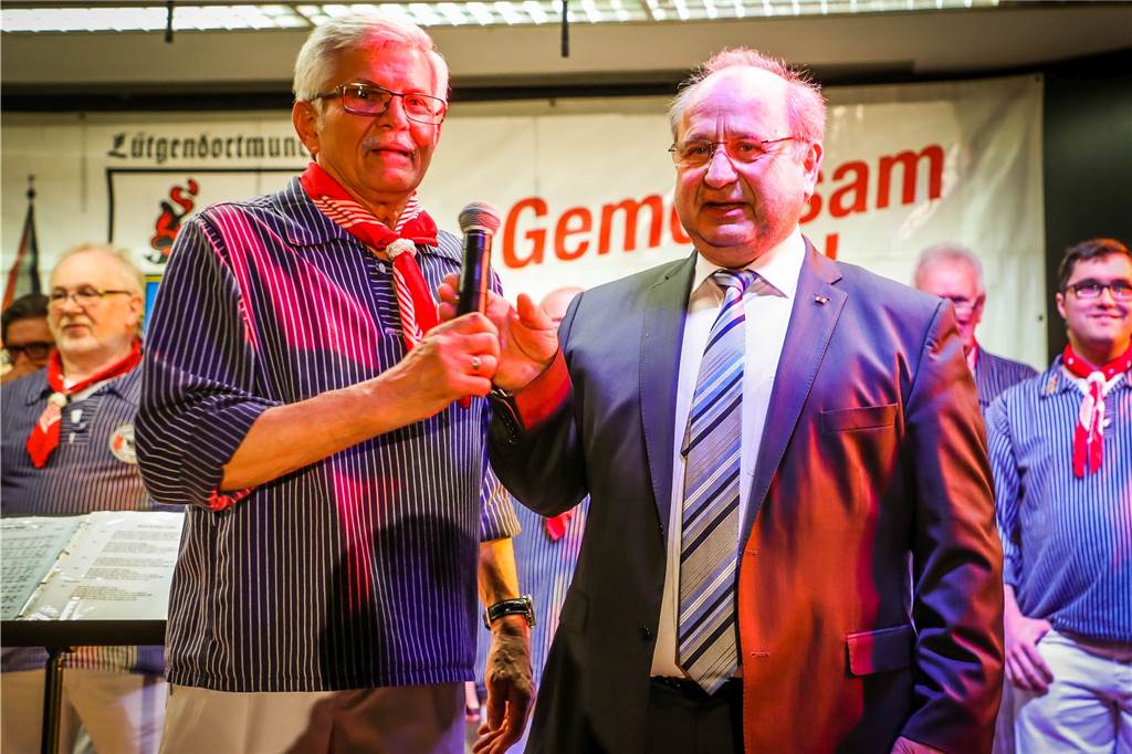 Reinhard Sack wird 75 Jahre – Ruhestand bleibt für ihn ein Fremdwort Wie Reinhard Sack (r.) hat sich auch sein Vize Peter Bercio nicht mehr für die Wahl des Vorstands der IG Lütgendortmunder Vereine zur Verfügung gestellt.
