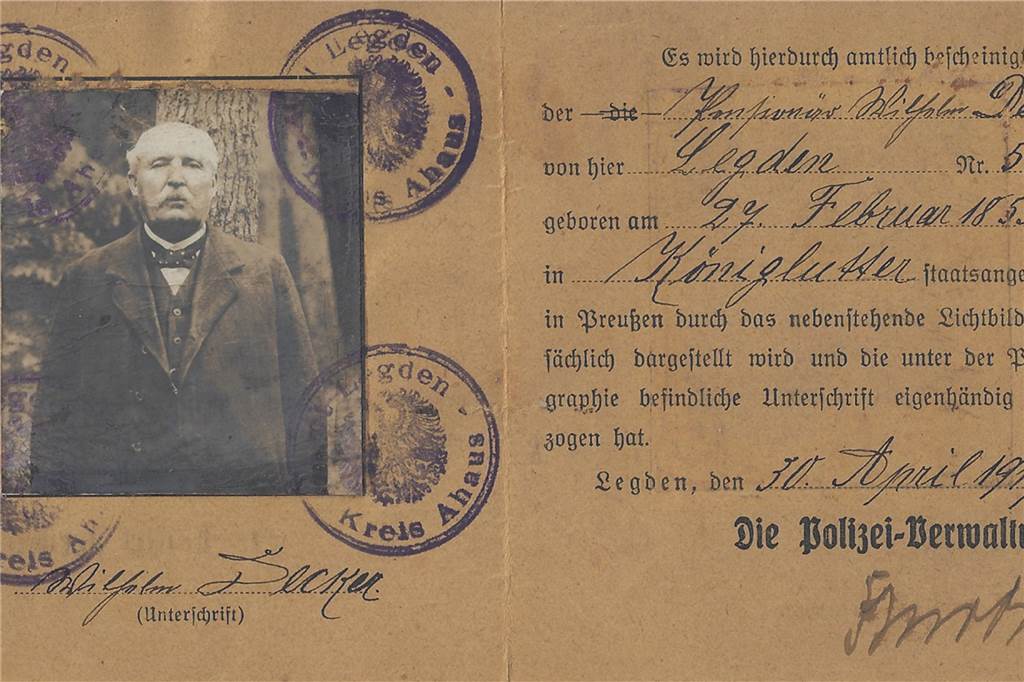 Von den bekannten 19 Legdener „Quellen“ sind ganz viele längst versiegt Wilhelm Decker, Hotelier und Mitbegründer des Legdener Wirtevereins, dessen erster Voritzender er auch wird.