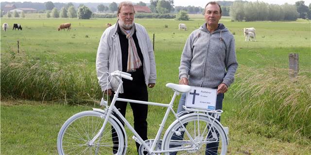 Unfall-Tod: Geisterfahrrad erinnert in Olfen an Rolf Kurek aus Selm