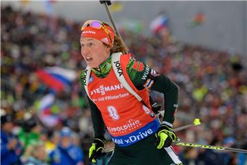 Will im letzten Rennen der Saison noch einmal das Beste geben: Biathletin Laura Dahlmeier. Foto: Matthias Balk