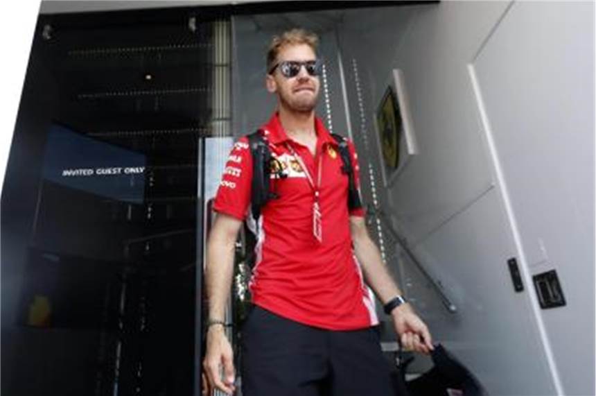 Ende der Sommerruhe: Vettel macht wieder Jagd auf Hamilton Will nach der Formel-1-Sommerpause wieder angreifen: Sebastian Vettel. Foto: Laszlo Balogh/AP