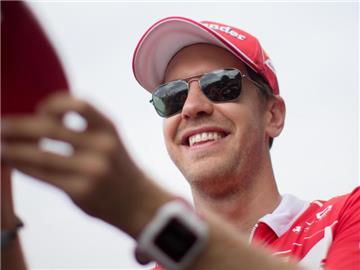 Will seinen Vorsprung beim Großen Preis von Belgien weiter ausbauen: Ferrari-Pilot Sebastian Vettel. Foto: Georg Hochmuth
