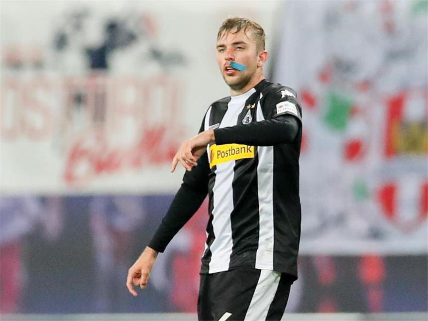 Kramer soll mit Maske für Mönchengladbach spielen Will trotz eines Nasenbeinbruchs spielen: Gladbachs Weltmeister Christoph Kramer. Foto: Jan Woitas