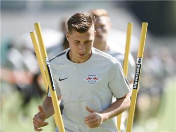 Willi Orban wurde von Trainer Hasenhüttl zum neuen Kapitän von RB Leipzig ernannt. Foto: Andreas Gebert