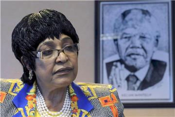 Winnie Mandela im Jahr 2008 in Johannesburg. Foto: EPA