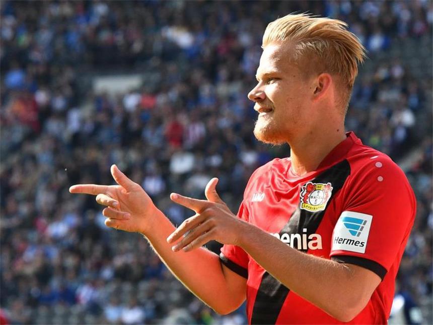 Pohjanpalo fehlt Leverkusen vier Wochen Wird Bayer Leverkusen einige Wochen fehlen: Joel Pohjanpalo. Foto: Soeren Stache