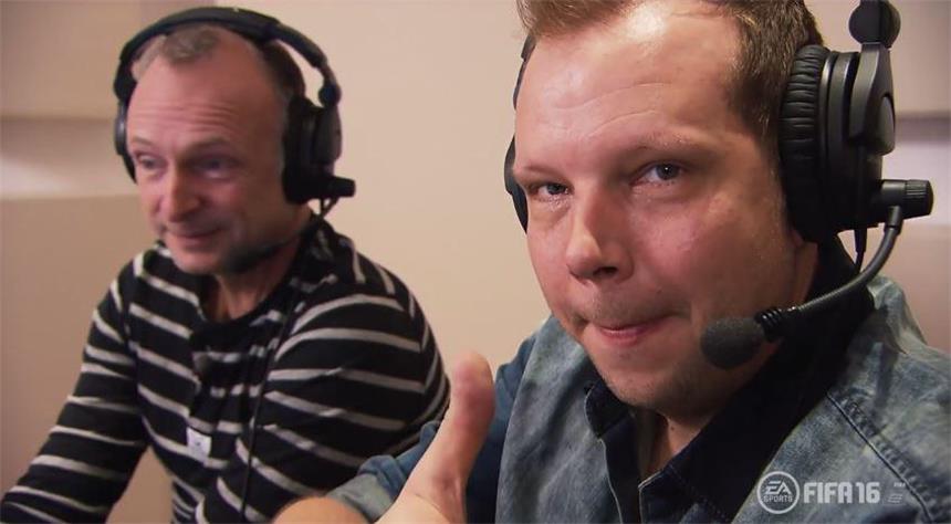 Wolff Fuss kommentiert in "FIFA 16" Wolff Fuss wird Kommentator bei FIFA 16