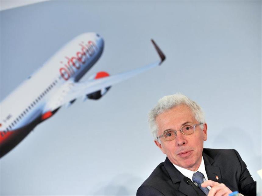 Air-Berlin-Chef Prock-Schauer tritt zurück Wolfgang Prock-Schauer tritt als Vorstandschef von Air Berlin ab. Foto: Paul Zinken/Archiv