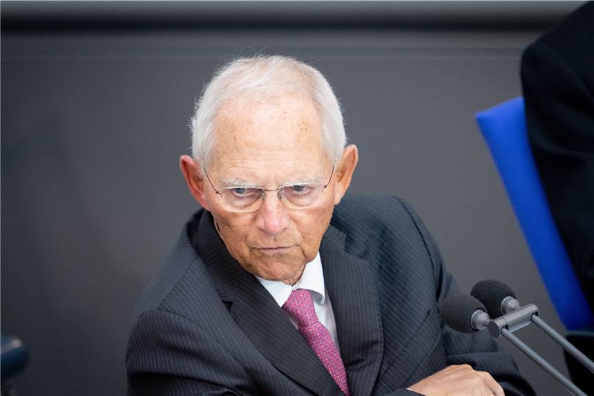 Erste Sitzung des neuen Bundestags - Schäuble nur noch Alterspräsident Wolfgang Schäuble muss sein Amt als Bundestagspräsident abgeben.