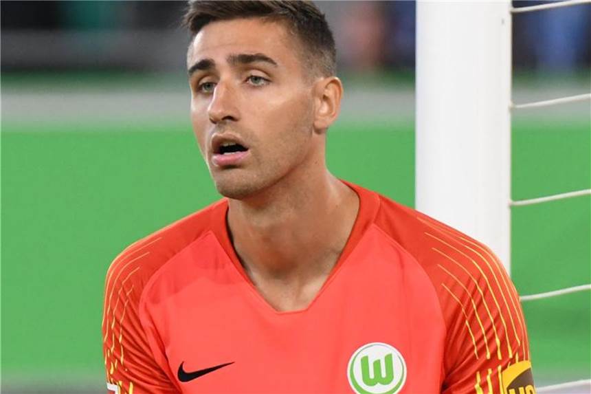 Bevorstehende Geburt des Kindes: VfL ohne Casteels Wolfsburgs Torwart Koen Casteels ist in Leverkusen nicht dabei. Er wird Vater. Foto: Peter Steffen