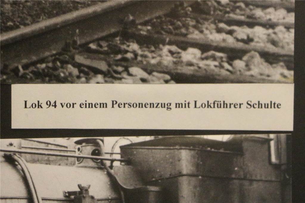 Betriebsbuch der Lok 94 aus 1912: Echte Rarität landet im Eisenbahnmuseum Unterschrift unter ein Bild der Lok 94