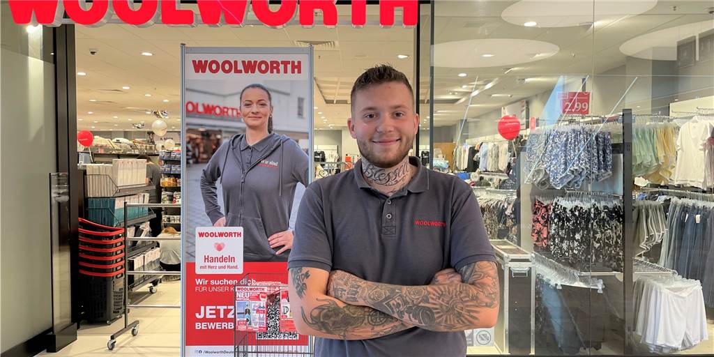 Mercaden spüren positive Entwicklung und einen „Woolworth-Effekt“ Luca Koller, Filialleiter von Woolworth in Dorsten