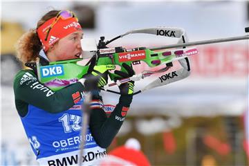 Wurde in der Verfolgung beim Heim-Weltcup in Oberhof Siebte: Laura Dahlmeier. Foto: Martin Schutt