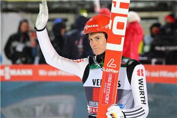 Wurde nicht für das Einzelspringen der Skiflug-WM in Oberstdorf nominiert: Karl Geiger. Foto: Daniel Karmann