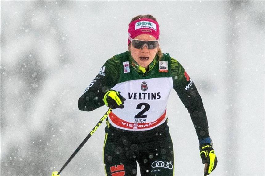 Langläuferin Ringwald Sprint-Elfte - Siege an Falk und Kläbo Wurde Sprint-Elfte in Falun: Sandra Ringwald. Foto: Petter Arvidson/Bildbyran via ZUMA Wire