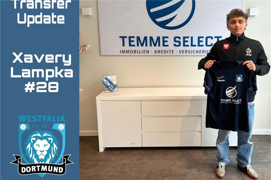 Neuer Dortmunder Fußballklub legt richtig los: 25 Spieler da – sogar aus der Oberliga Xavery Lampka spielt künftig für Westfalia Dortmund.