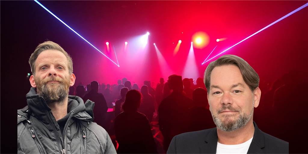 Wochenlang weniger Nachtbusse in Dortmund: Müssen Clubs um ihre Gäste fürchten? Yves Oecking (l.), Vertreter der Interessengemeinschaft Dortmunder Club- und Konzertkultur und Geschäftsführer des Weinkellers, und Christoph Stemann, Nachtbeauftragter der Stadt Dortmund.
