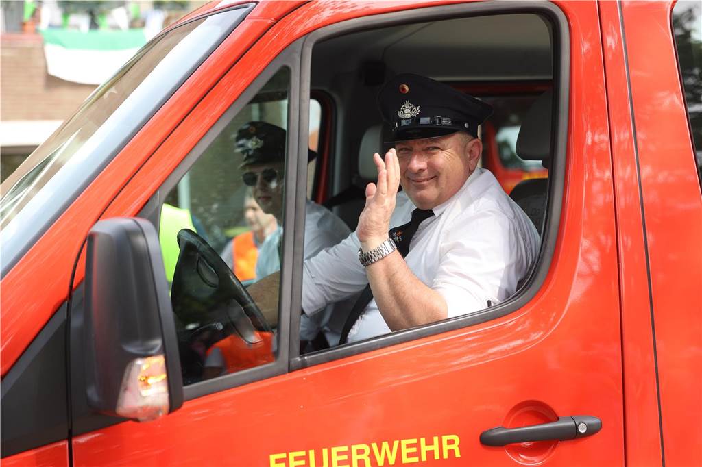 Zahlreiche Schützenverein, Spielmannszüge und Blaskapellen der Region beteiligten sich beim Festumzug des Cappenberger Schützenfestes. 