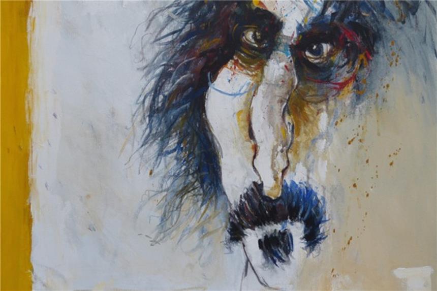 „Ich will, dass gelacht und sich bepisst wird in der Kunst“ „Zappa“ (Ausschnitt vom höheren Format).
