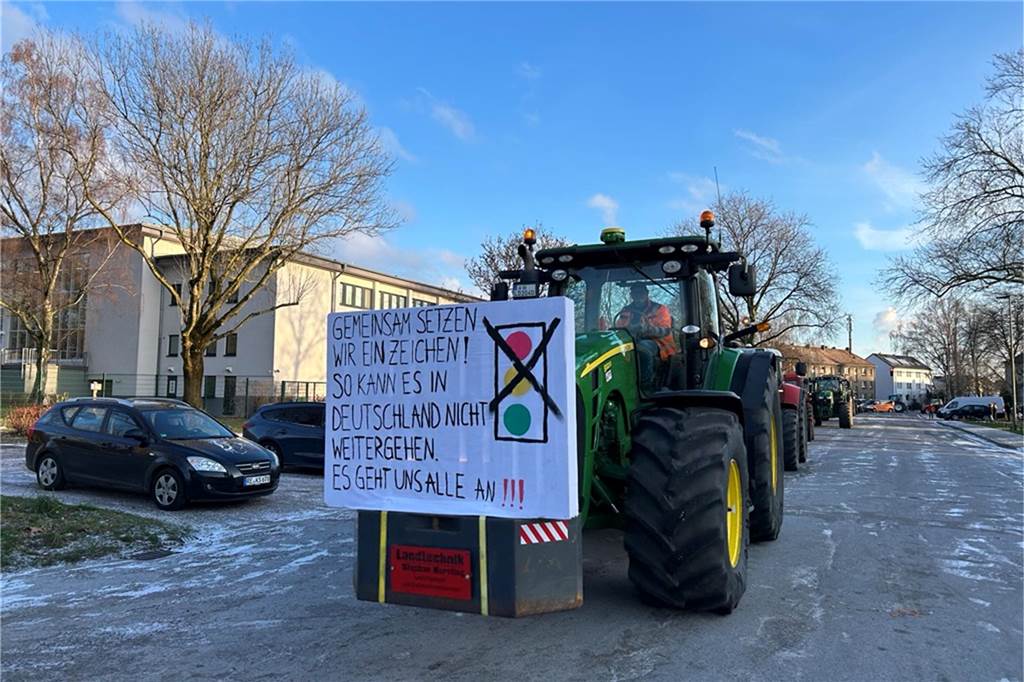 Bauerndemo am 8.1.2024 in Recklinghausen
