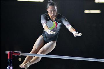 Zeigte am Stufenbarren eine überzeugende Vorstellung beim DTB-Pokal in Stuttgart: Kim Bui. Foto: Amy Sanderson
