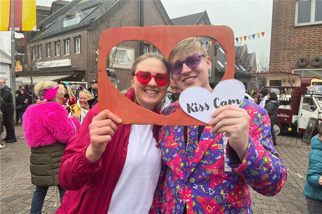 Ziemlich ausgefallen: die Kiss Cam. Einen Knutscher gab es aber leider nicht. 