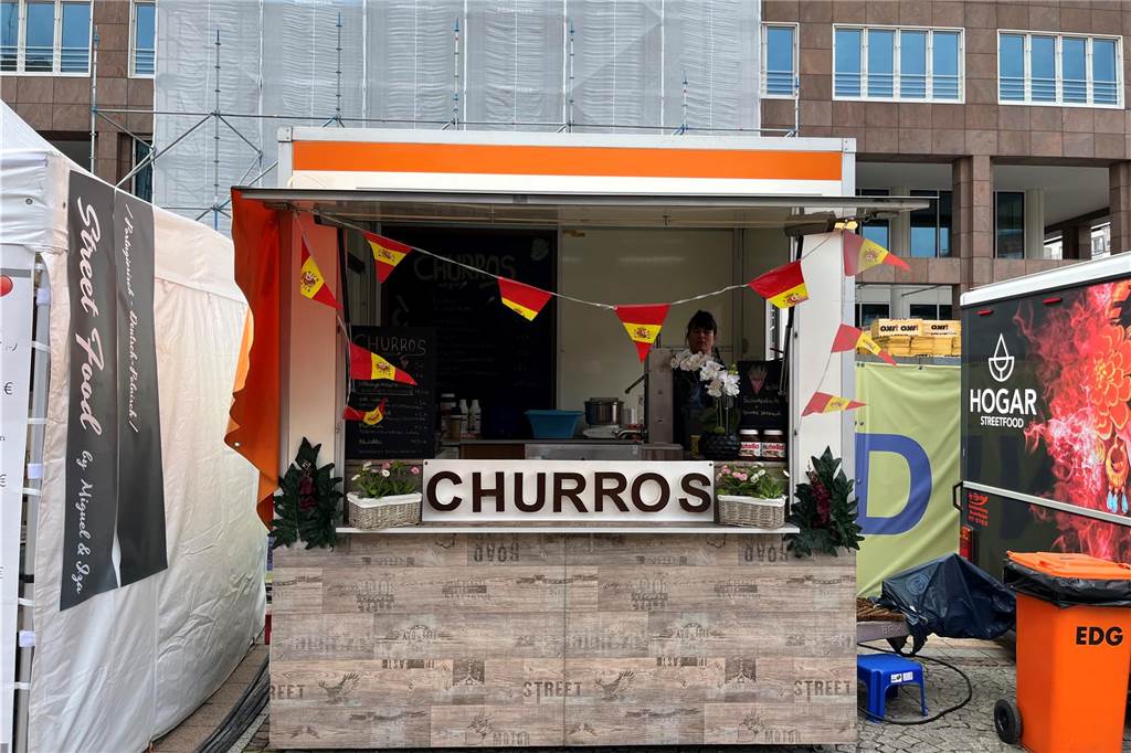Ziemlich süß sind „Churros“, die spanische Spritzgebäck-Spezialität.